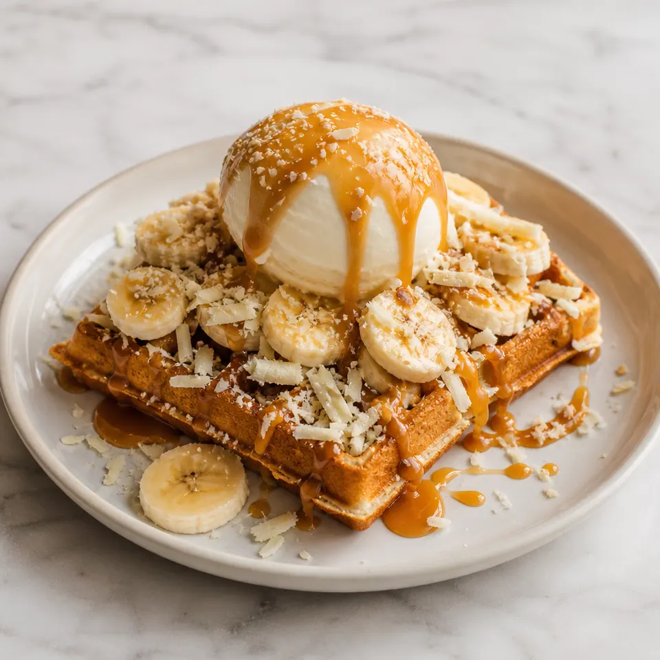 Banoffee, Waffles in Fallowfield at Crema Dolce