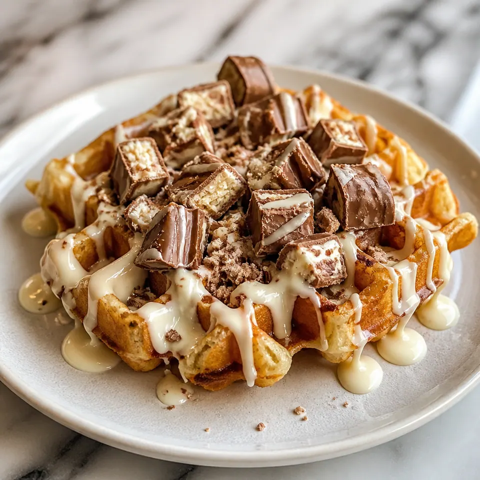 Kinder Bueno, Waffles in Fallowfield at Crema Dolce