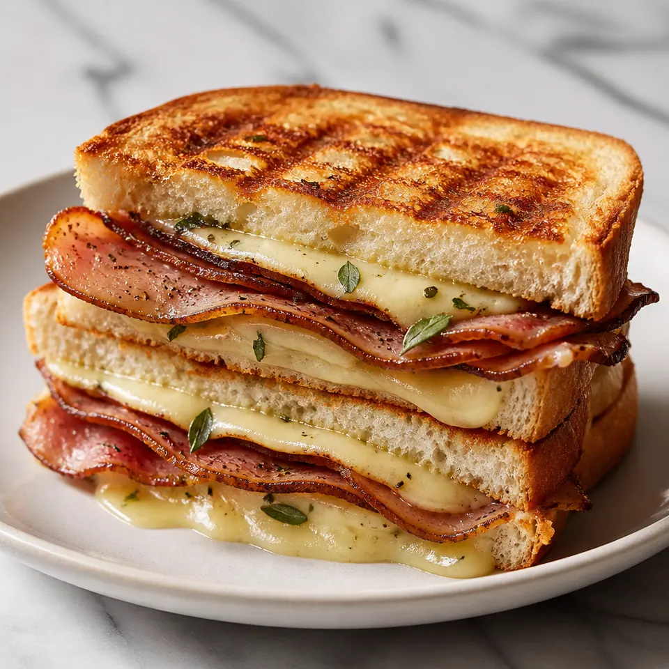Grilled Halal Turkey Rashers Panini, Paninis in Fallowfield at Crema Dolce